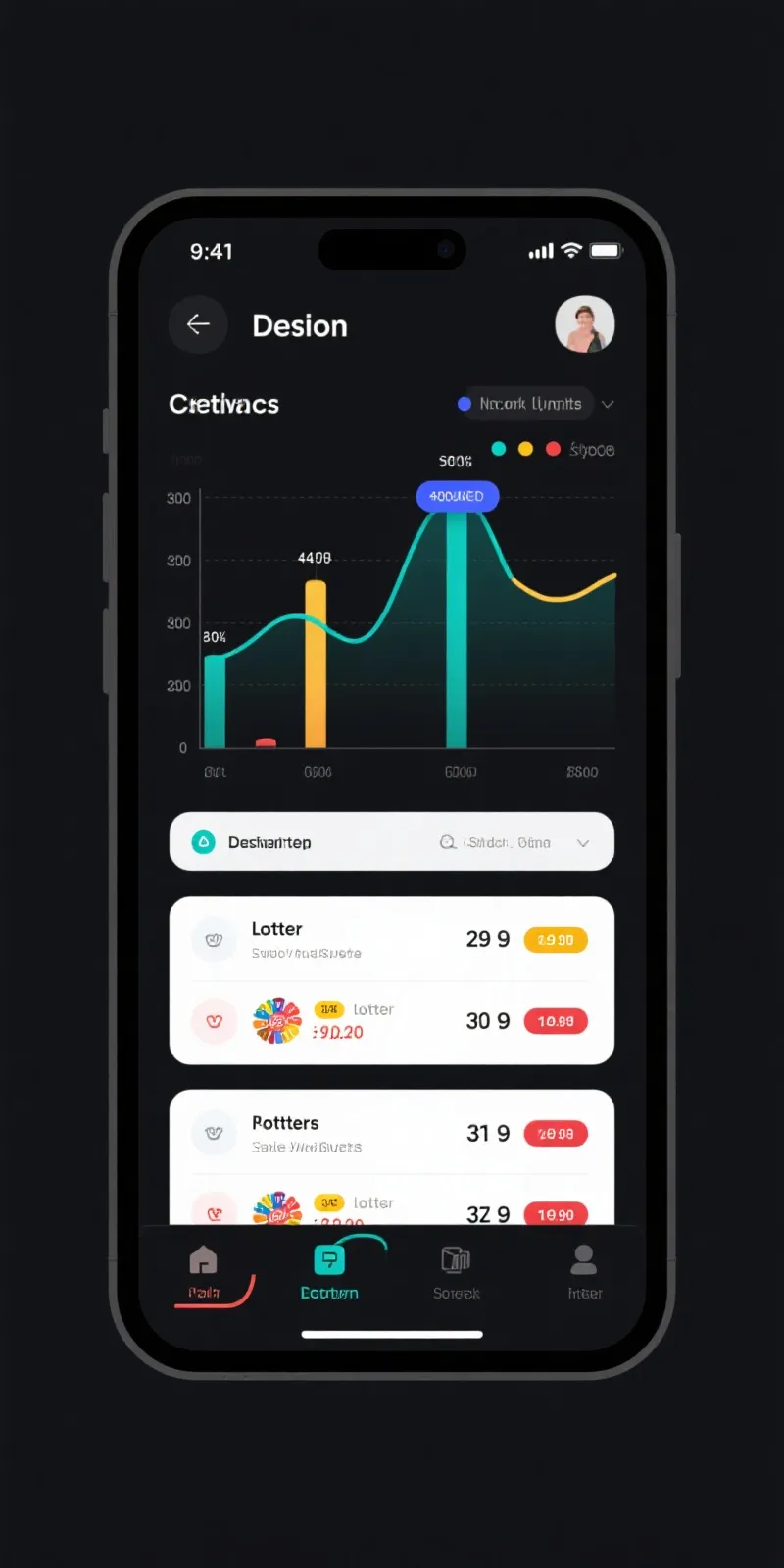 幸运飞艇 APP 界面展示